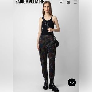 Zadic voltaire pants pilote canvas NEW size 36